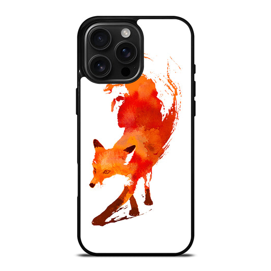 FOX VULPES SPLASH ART iPhone 16 Pro Max Case Cover