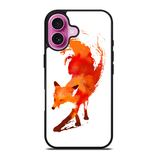 FOX VULPES SPLASH ART iPhone 16 Plus Case Cover