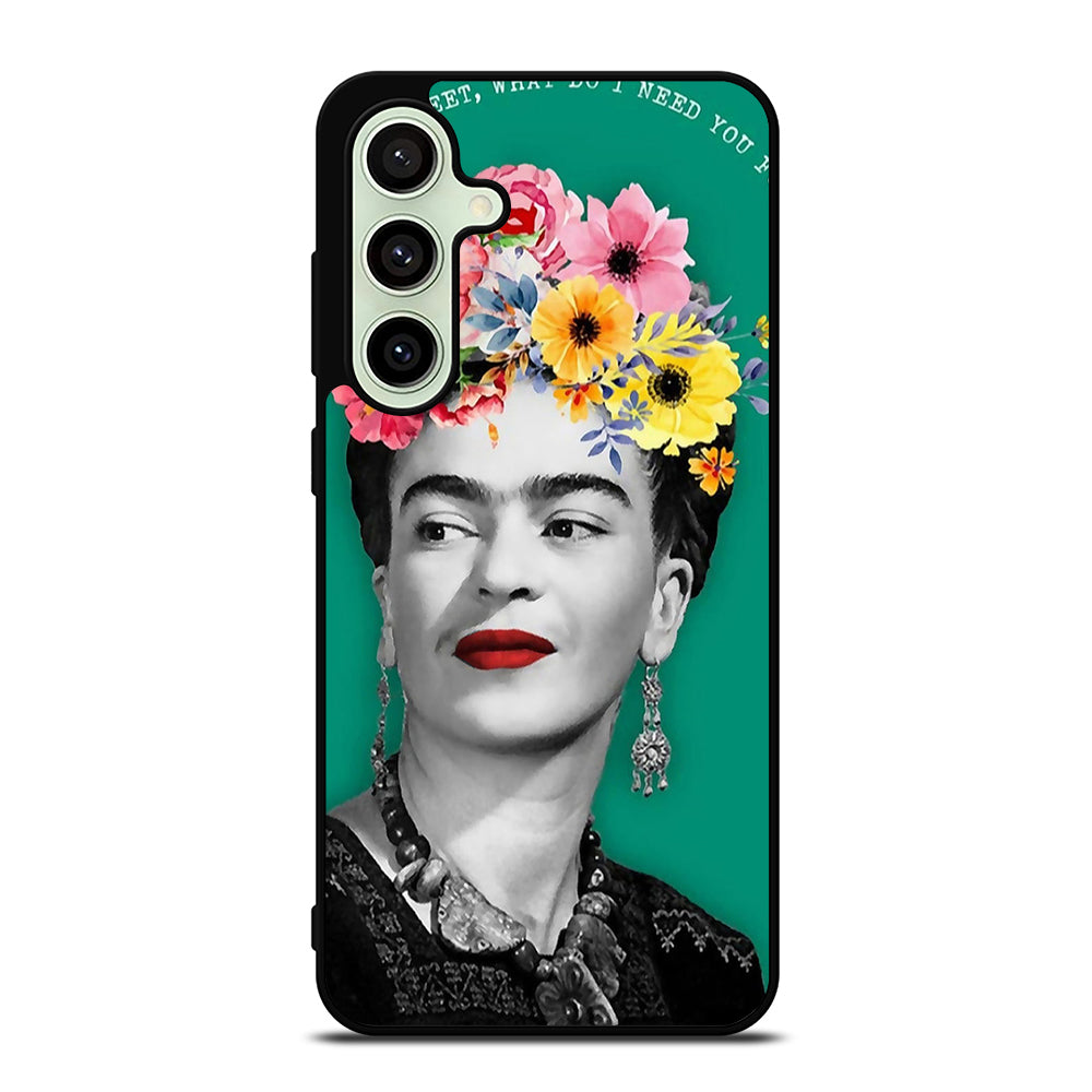 FRIDA KAHLO FACE ART Samsung Galaxy S24 FE Case Cover