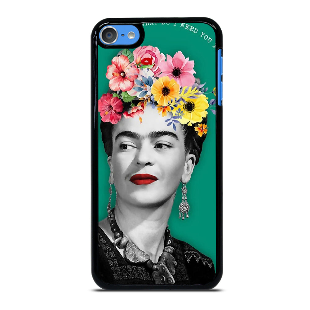 FRIDA KAHLO FACE ART iPod Touch 7 Case Cover