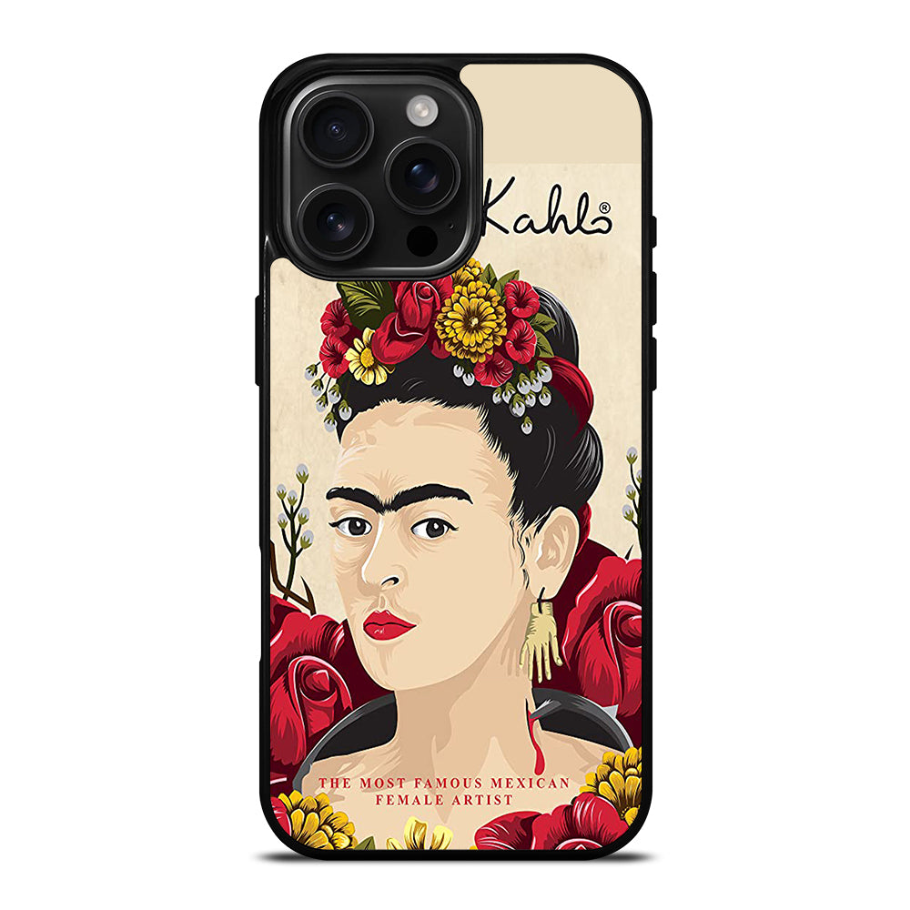 FRIDA KAHLO FLOWER iPhone 16 Pro Max Case Cover