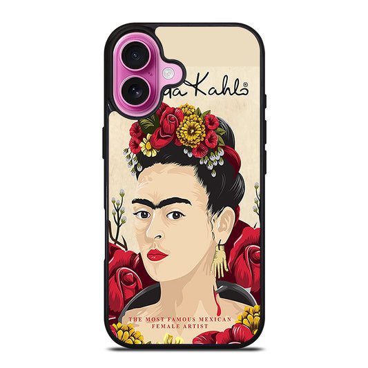 FRIDA KAHLO FLOWER iPhone 16 Plus Case Cover