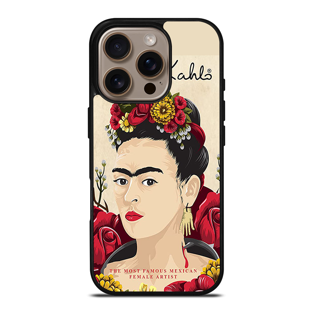 FRIDA KAHLO FLOWER iPhone 16 Pro Case Cover