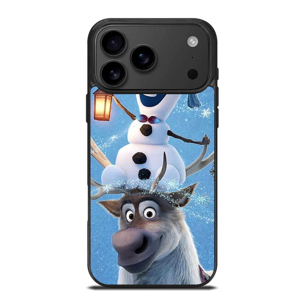 FROZEN OLAF AND SVEN CARTOON iPhone 17 Pro Max Case Cover
