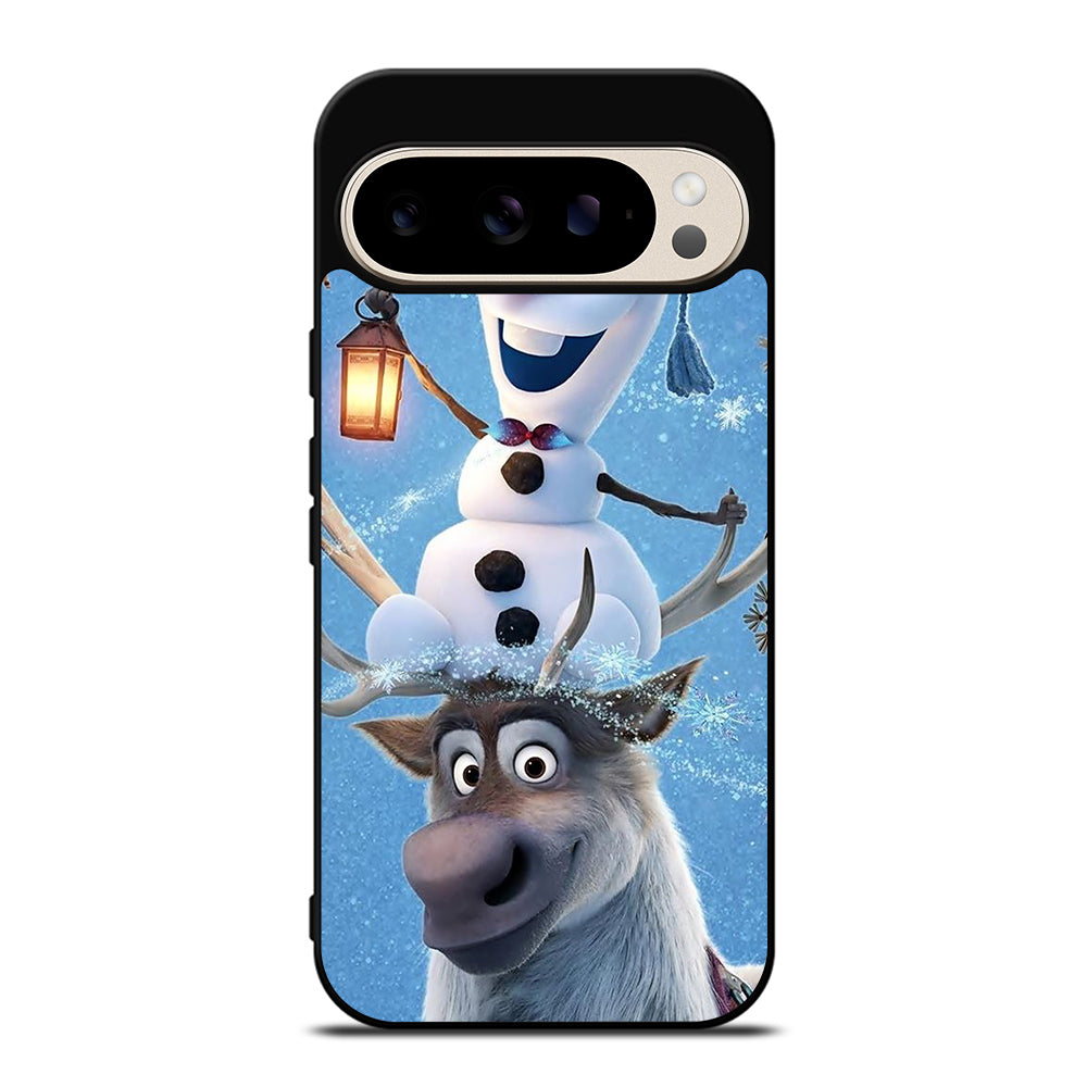 FROZEN OLAF AND SVEN CARTOON Google Pixel 9 Pro Case Cover