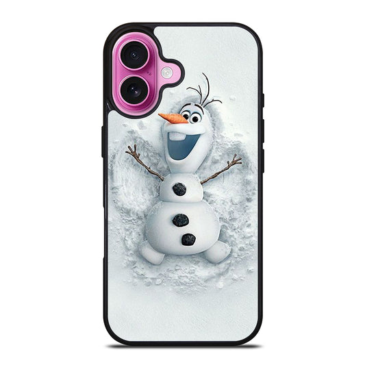 FROZEN OLAF CARTOON iPhone 16 Plus Case Cover
