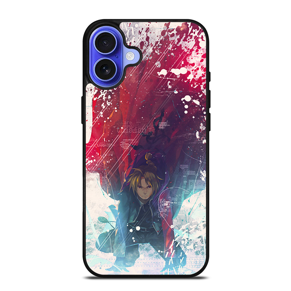 FULLMETAL ALCHEMIST EDWARD ELRIC iPhone 16 Case Cover