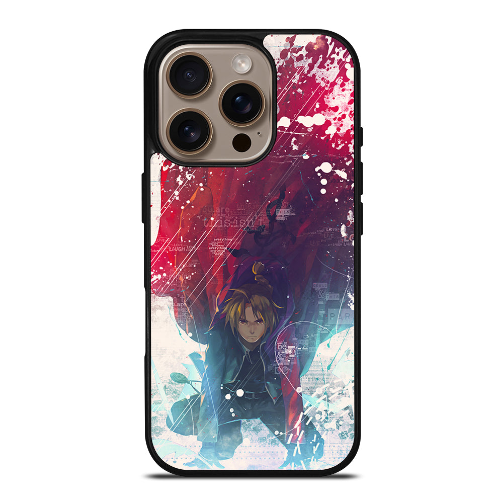 FULLMETAL ALCHEMIST EDWARD ELRIC iPhone 16 Pro Case Cover