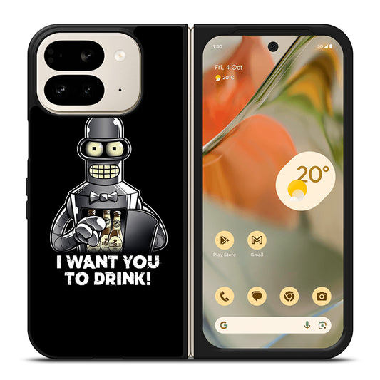 FUTURAMA BENDER QUOTE 2 Google Pixel 9 Pro Fold Case Cover