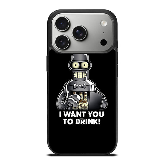 FUTURAMA BENDER QUOTE 2 iPhone 17 Pro Case Cover