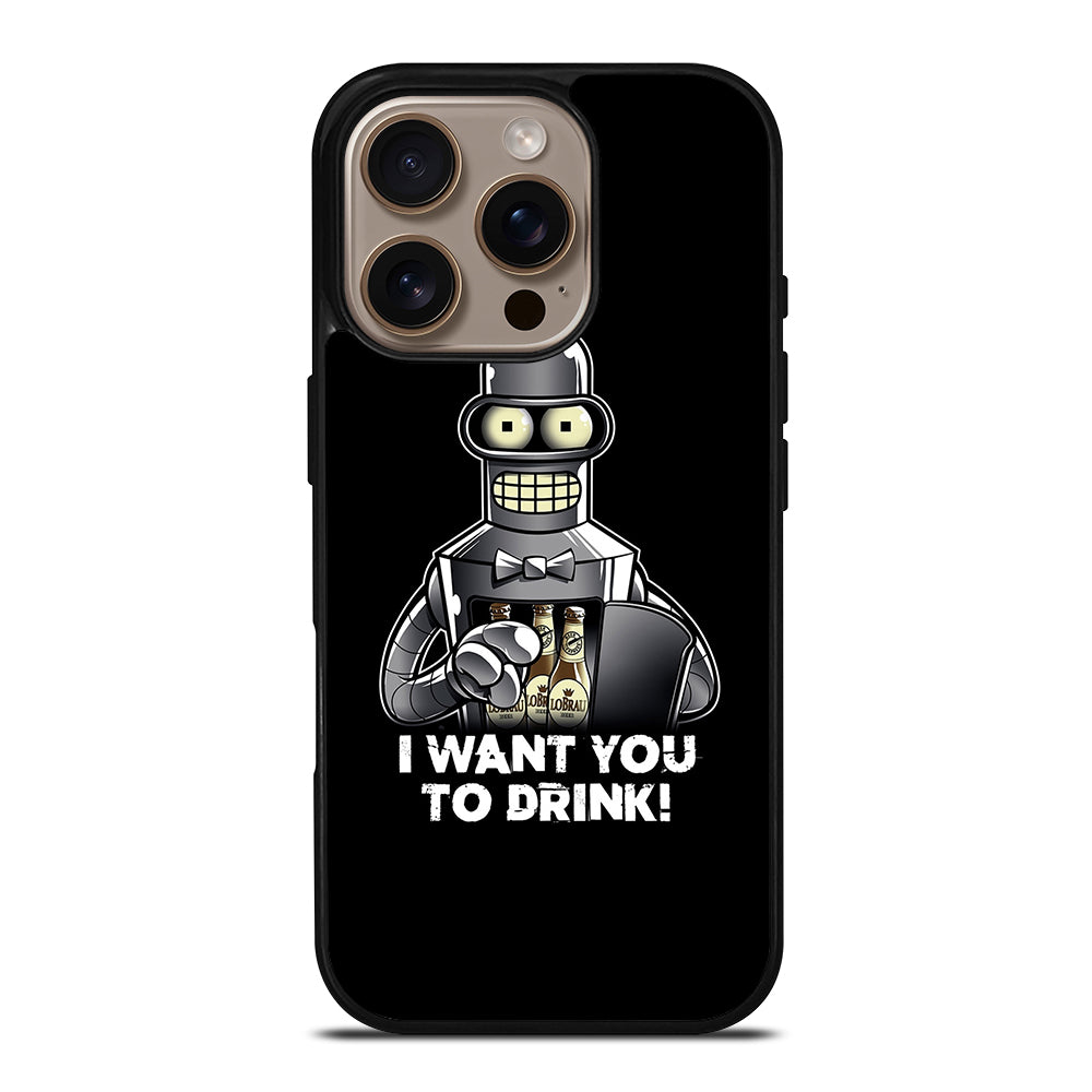 FUTURAMA BENDER QUOTE 2 iPhone 16 Pro Case Cover