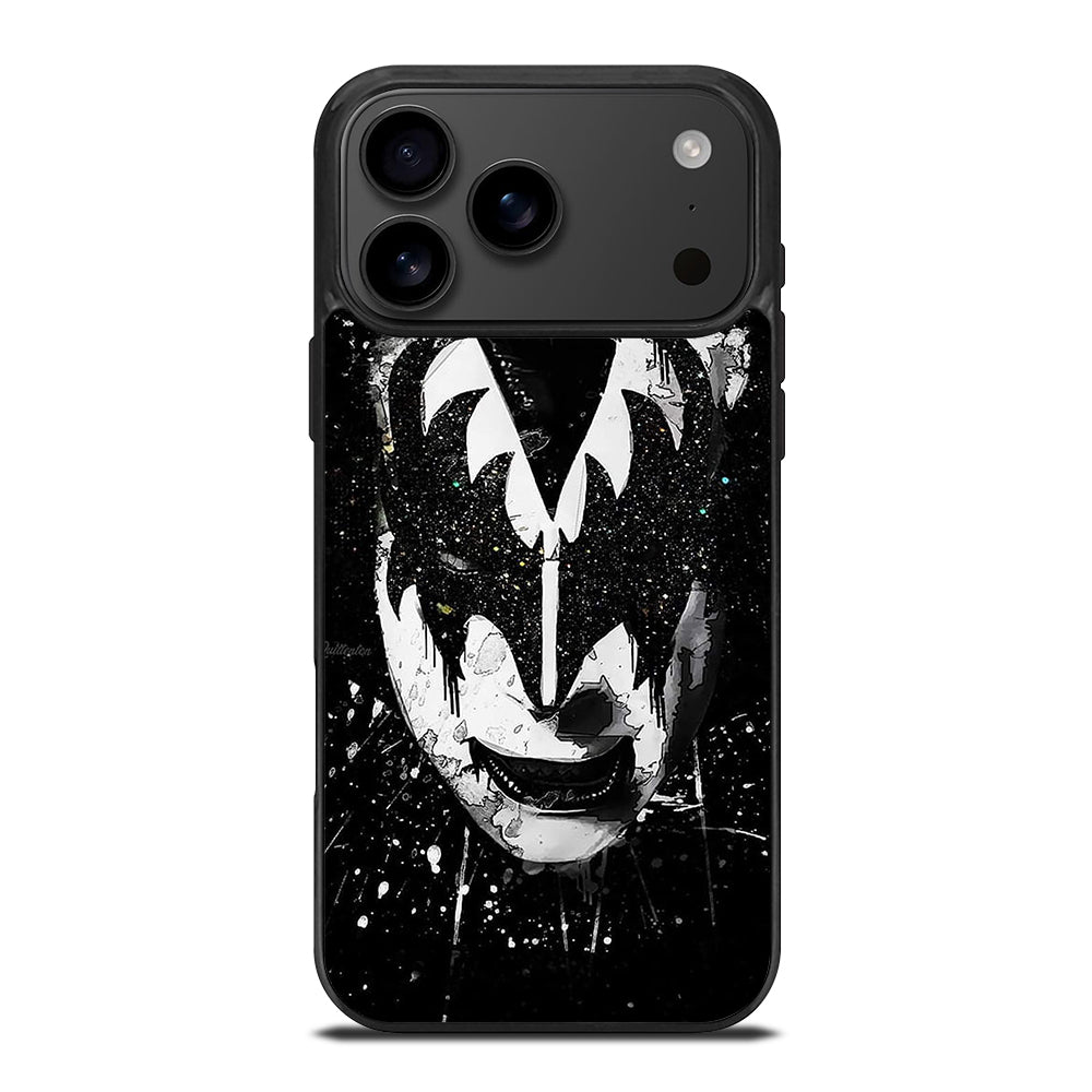 GENE SIMMONS FACE ART KISS BAND iPhone 17 Pro Max Case Cover