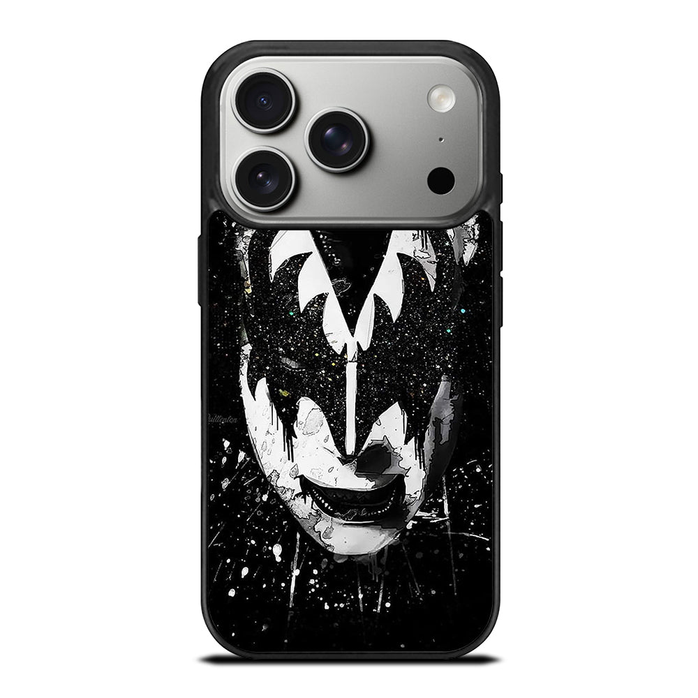 GENE SIMMONS FACE ART KISS BAND iPhone 17 Pro Case Cover