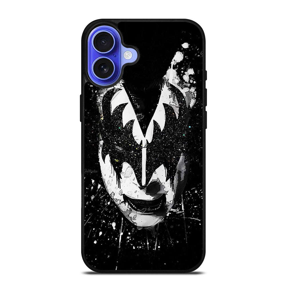 GENE SIMMONS FACE ART KISS BAND iPhone 16 Case Cover