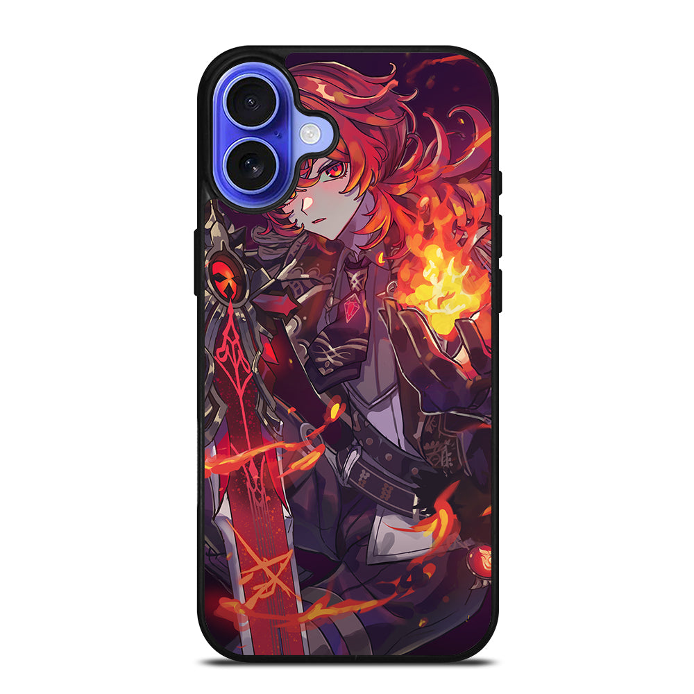 GENSHIN IMPACT DILUC iPhone 16 Case Cover