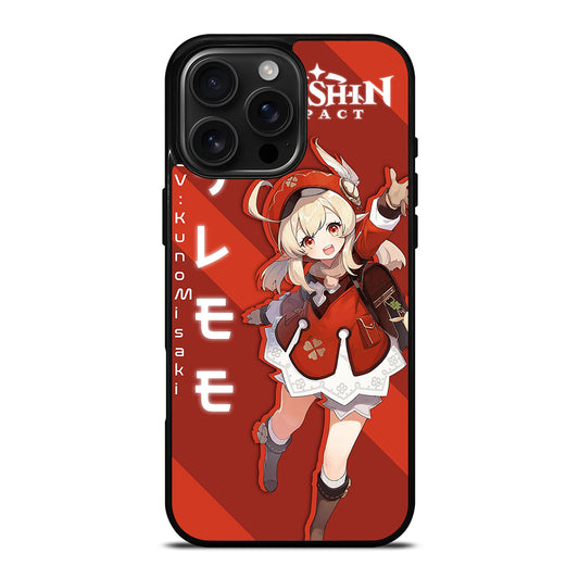 GENSHIN IMPACT KLEE iPhone 16 Pro Max Case Cover