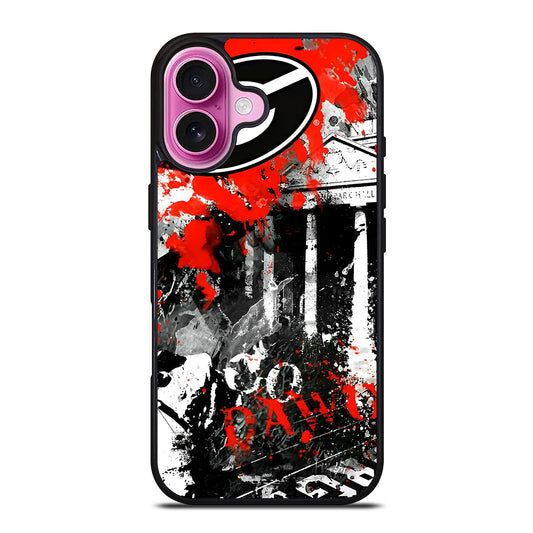 GEORGIA BULLDOGS ART iPhone 16 Plus Case Cover