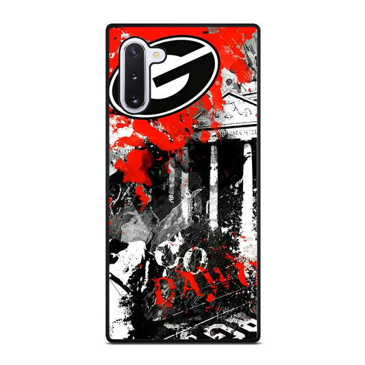 GEORGIA BULLDOGS ART Samsung Galaxy Note 10 Case Cover