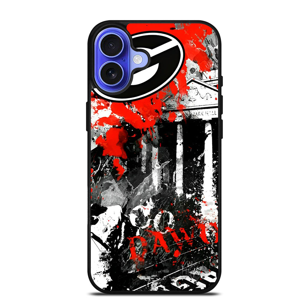 GEORGIA BULLDOGS ART iPhone 16 Case Cover
