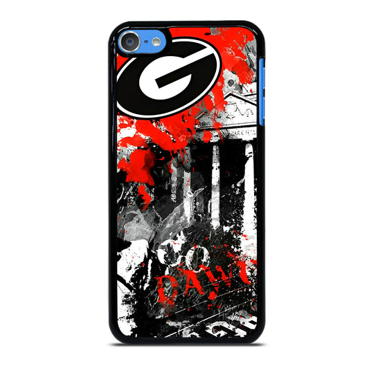 GEORGIA BULLDOGS ART iPod Touch 7 Case Cover