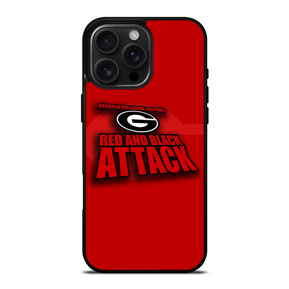GEORGIA BULLDOGS FOOTBALL NFL LOGO iPhone 16 Pro Max Case Cover