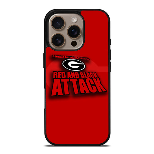 GEORGIA BULLDOGS FOOTBALL NFL LOGO iPhone 16 Pro Case Cover