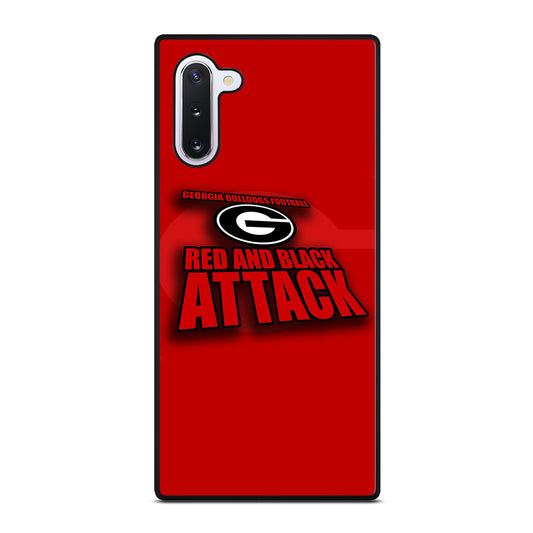 GEORGIA BULLDOGS FOOTBALL NFL LOGO Samsung Galaxy Note 10 Case Cover