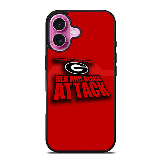 GEORGIA BULLDOGS FOOTBALL NFL LOGO iPhone 16 Plus Case Cover