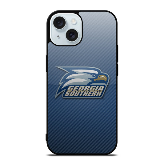 GEORGIA SOUTHERN EAGLES EMBLEM iPhone 15 Case Cover