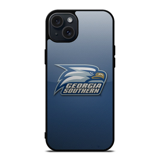 GEORGIA SOUTHERN EAGLES EMBLEM iPhone 15 Plus Case Cover