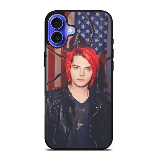 GERARD WAY MCR AMERICAN SINGER iPhone 16 Case Cover