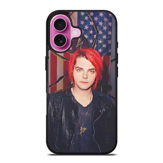GERARD WAY MCR AMERICAN SINGER iPhone 16 Plus Case Cover