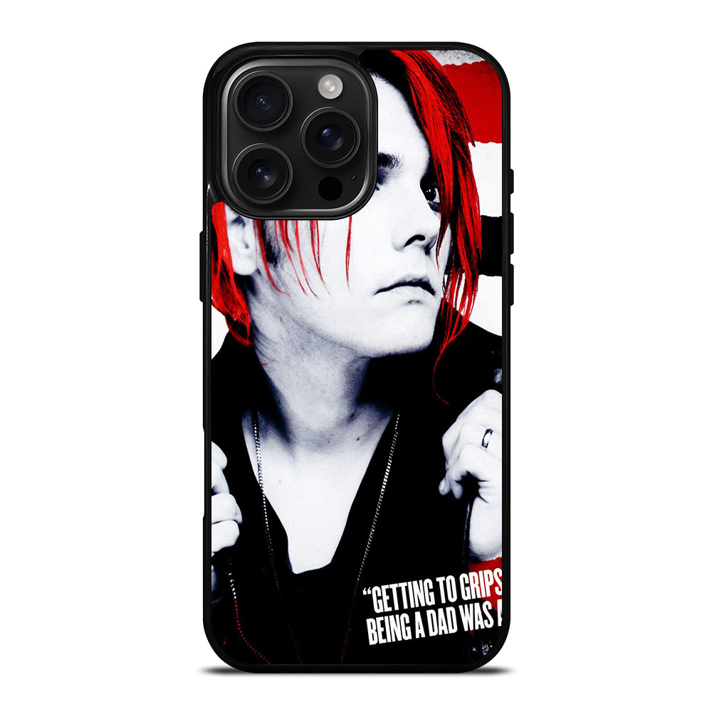 GERARD WAY MCR POSTER iPhone 16 Pro Max Case Cover