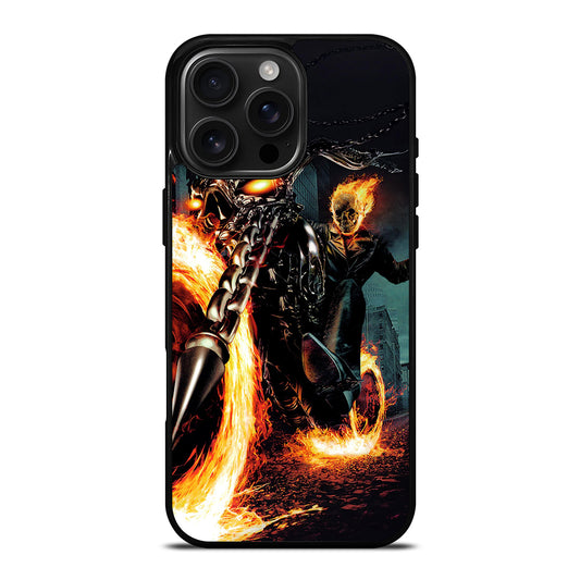 GHOST RIDER MOTORCYCLE iPhone 16 Pro Max Case Cover