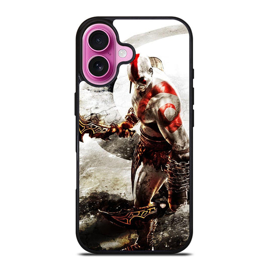 GOD OF WAR GAME KRATOS ART iPhone 16 Plus Case Cover