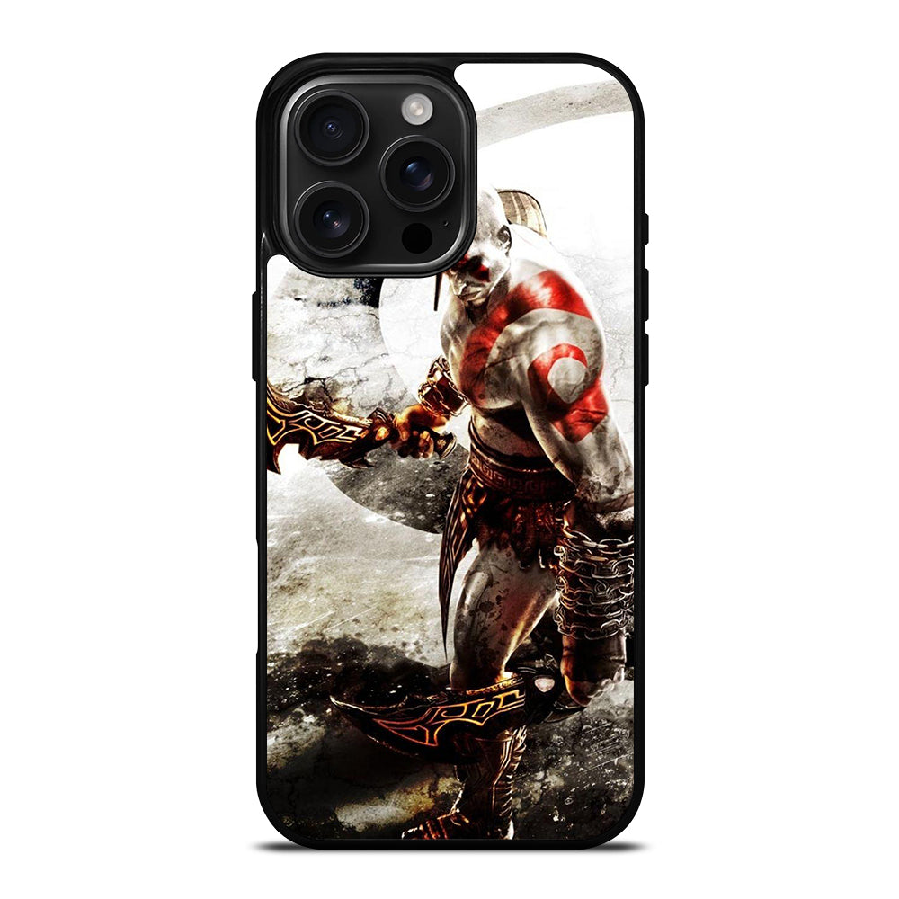 GOD OF WAR GAME KRATOS ART iPhone 16 Pro Max Case Cover