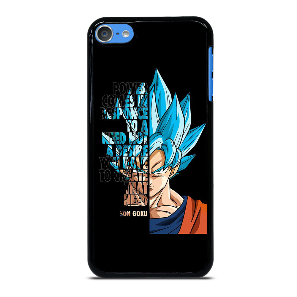 GOKU DRAGON BALL QUOTE iPod Touch 7 Case Cover