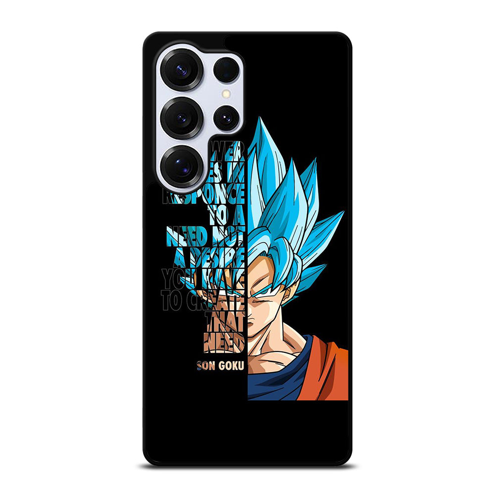 GOKU DRAGON BALL QUOTE Samsung Galaxy S25 Ultra Case Cover