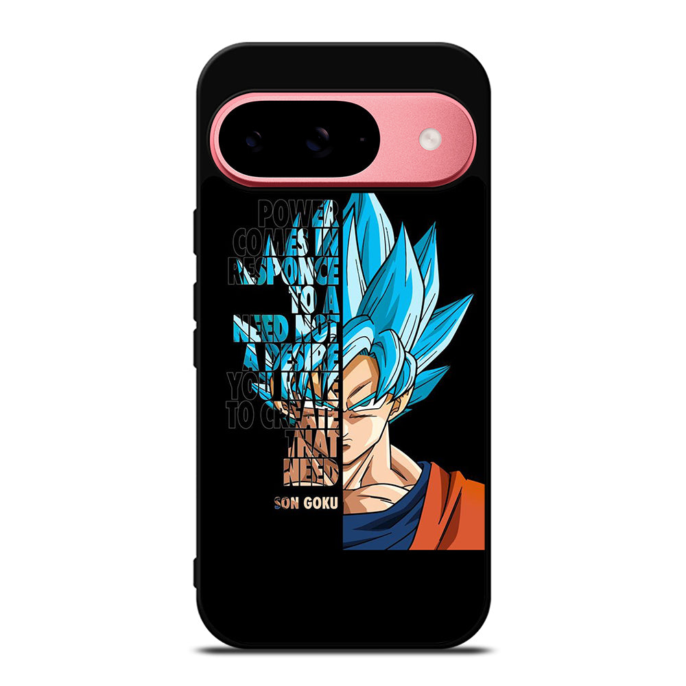 GOKU DRAGON BALL QUOTE Google Pixel 9 Case Cover