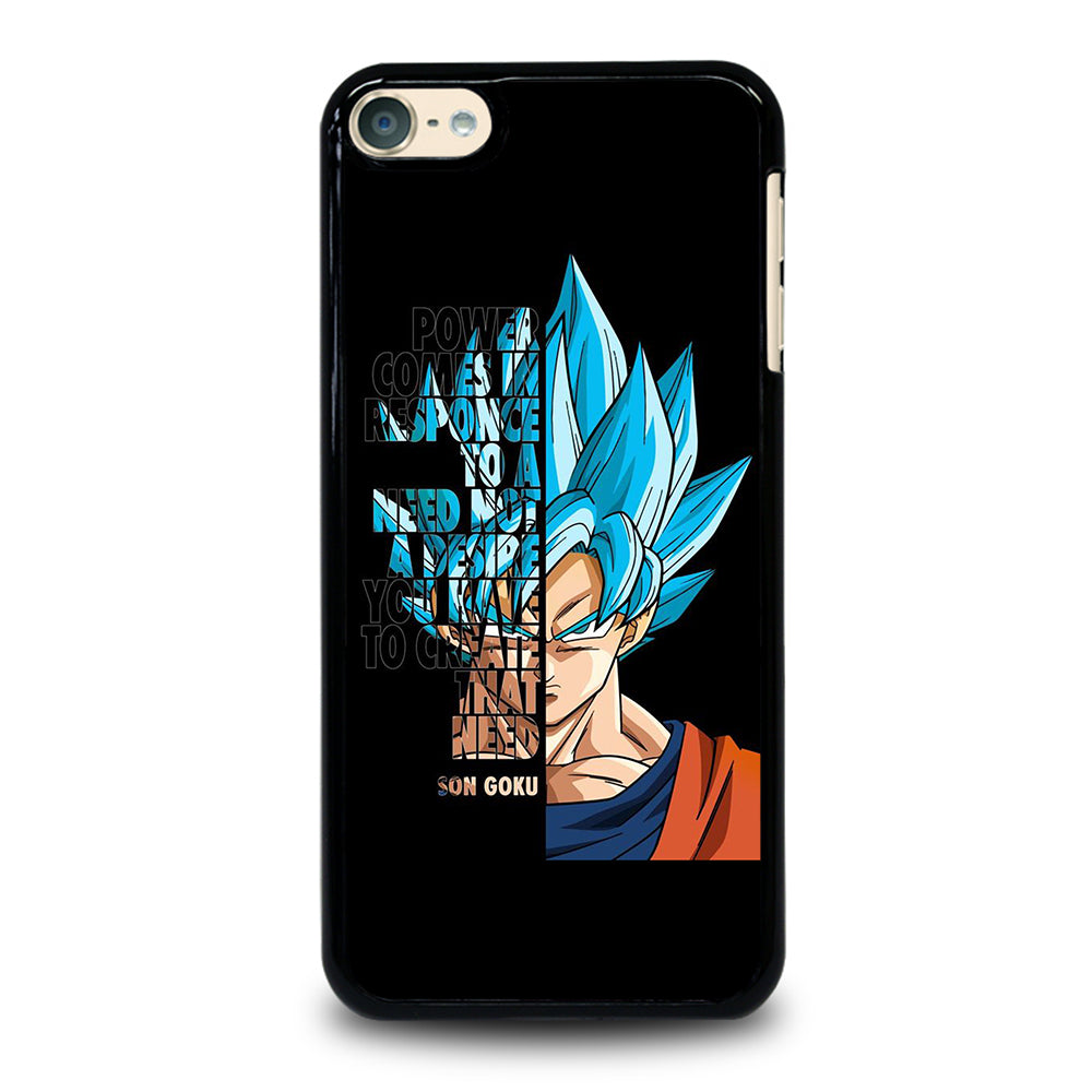 GOKU DRAGON BALL QUOTE iPod Touch 6 Case Cover