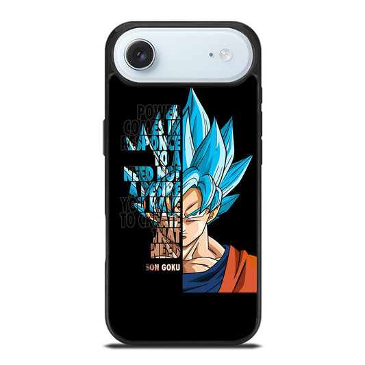GOKU DRAGON BALL QUOTE iPhone Air Case Cover