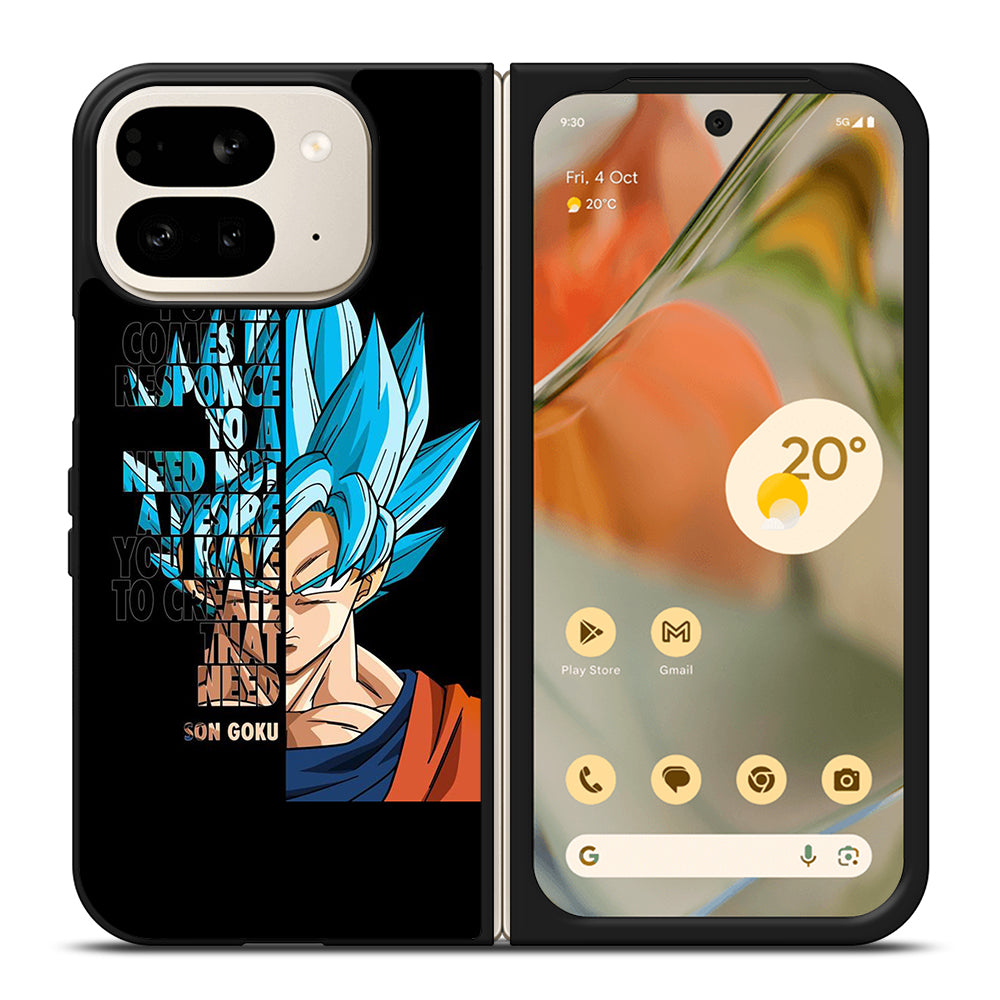 GOKU DRAGON BALL QUOTE Google Pixel 9 Pro Fold Case Cover