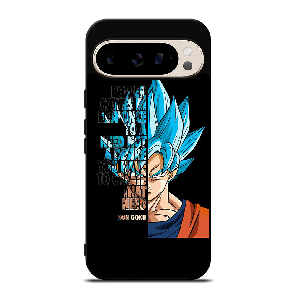 GOKU DRAGON BALL QUOTE Google Pixel 9 Pro Case Cover