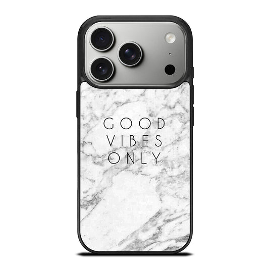 GOOD VIBES ONLY MARBLE 1 iPhone 17 Pro Case Cover