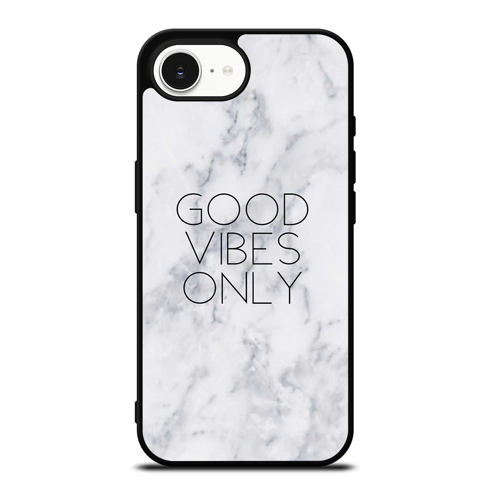 GOOD VIBES ONLY MARBLE 3 iPhone 16e Case Cover