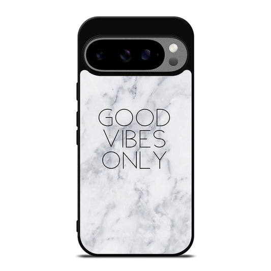 GOOD VIBES ONLY MARBLE 3 Google Pixel 9 Pro XL Case Cover