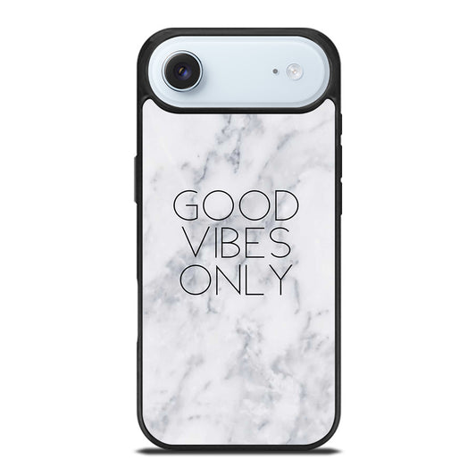 GOOD VIBES ONLY MARBLE 3 iPhone Air Case Cover