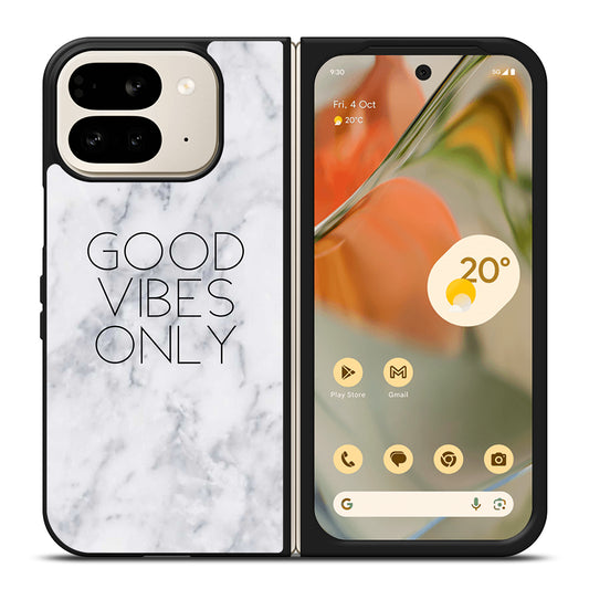 GOOD VIBES ONLY MARBLE 3 Google Pixel 9 Pro Fold Case Cover