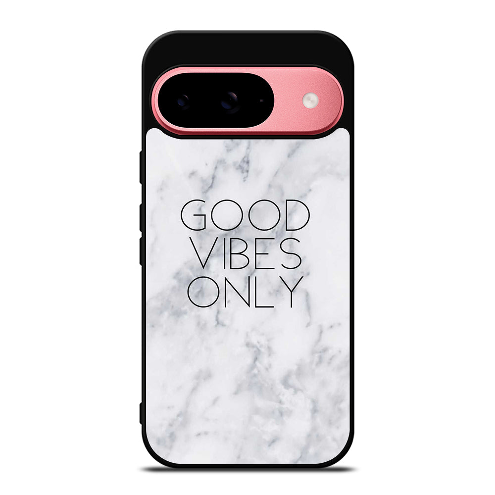 GOOD VIBES ONLY MARBLE 3 Google Pixel 9 Case Cover