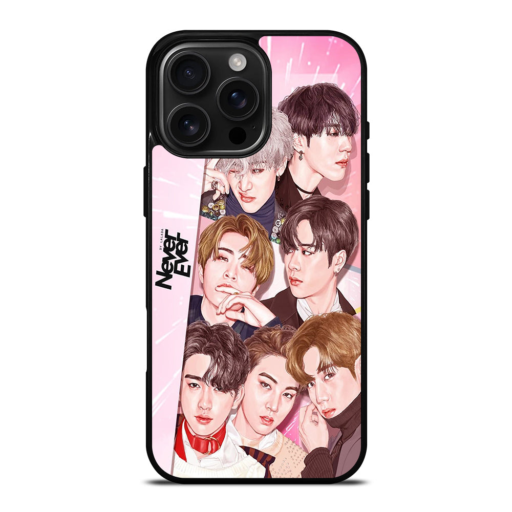 GOT7 KPOP NEVER EVER iPhone 16 Pro Max Case Cover